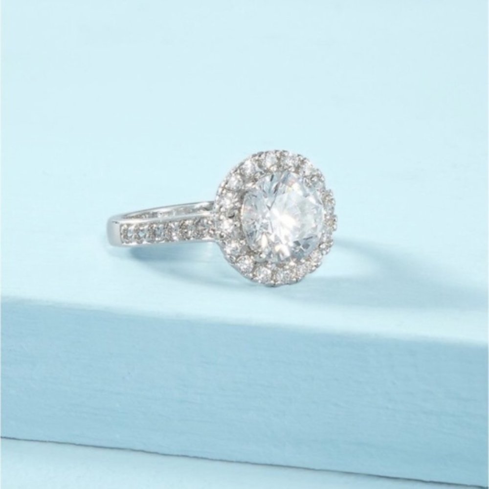 Stella & Dot - Elina ring, silver, size 8